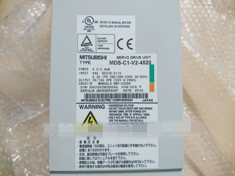 new 1PC Mitsubishi MDS-C1-V2-4520 MDSC1V24520 Servo Driver ping - MITSUBISHI