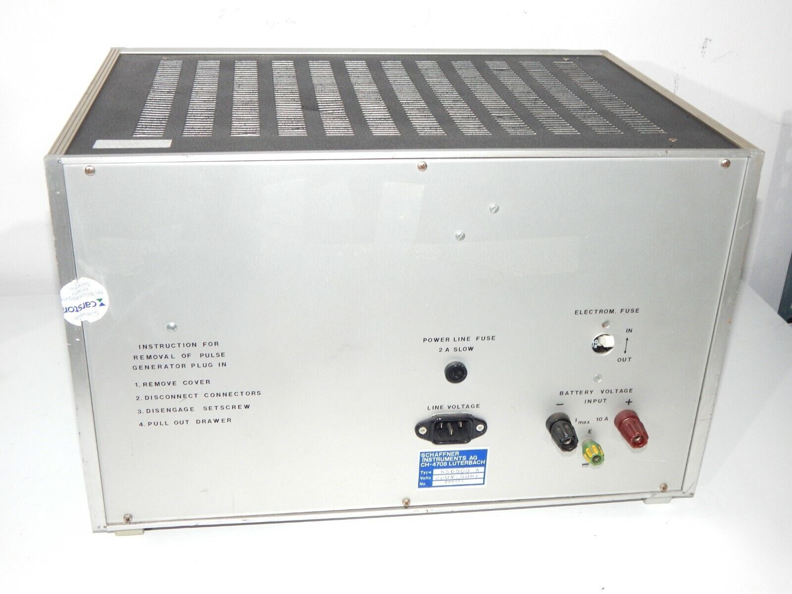 used SCHAFFNER NSG 500A Interference Generator for Automotive Electronics (TESEQ) - SCHAFFNER