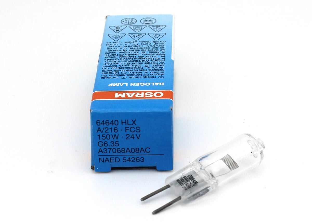 10pcs optics bulbs medical lamp G6.35 Osram 64640 HLX FCS 24V 150W light Fast