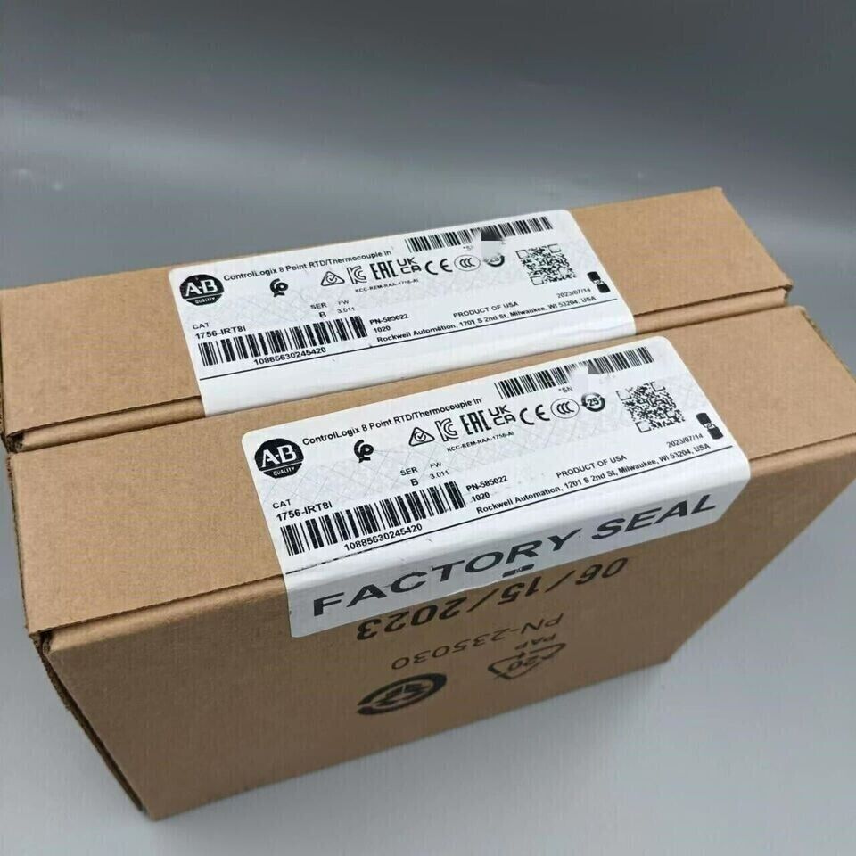 ControlLogix AB 1756-IRT8I SER B 8 Channel Analog Module Factory Sealed | High-Performance Analog Signal Processing - CONTROLLOGIX