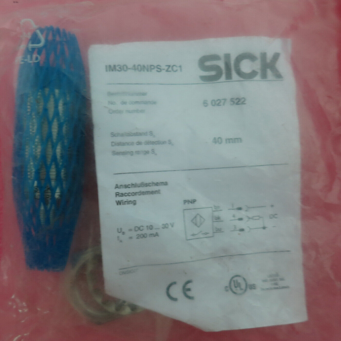 1PC SICK IM30-40NPS-ZC1 SENSOR - SICK