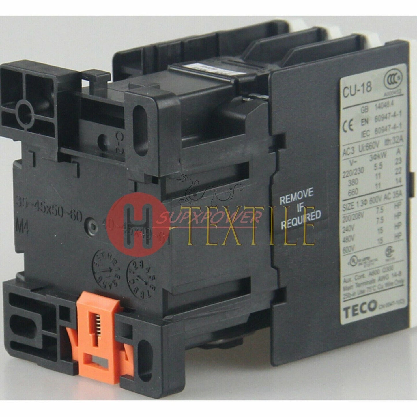 TECO CU-18 220VAC contactor (1PCS )