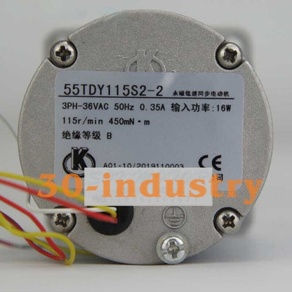 SOK Motor 55TDY115S2-2, 3-Phase AC 36V, 0.35A, 16W - SOK MOTOR