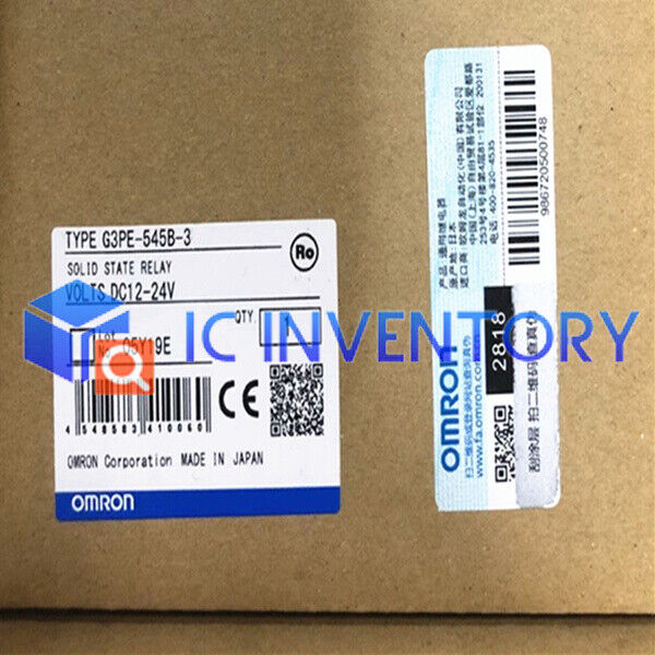 new 1PCS IN BOX OMRON Solid State Relay G3PE-545B-3 12-24VDC - OMRON