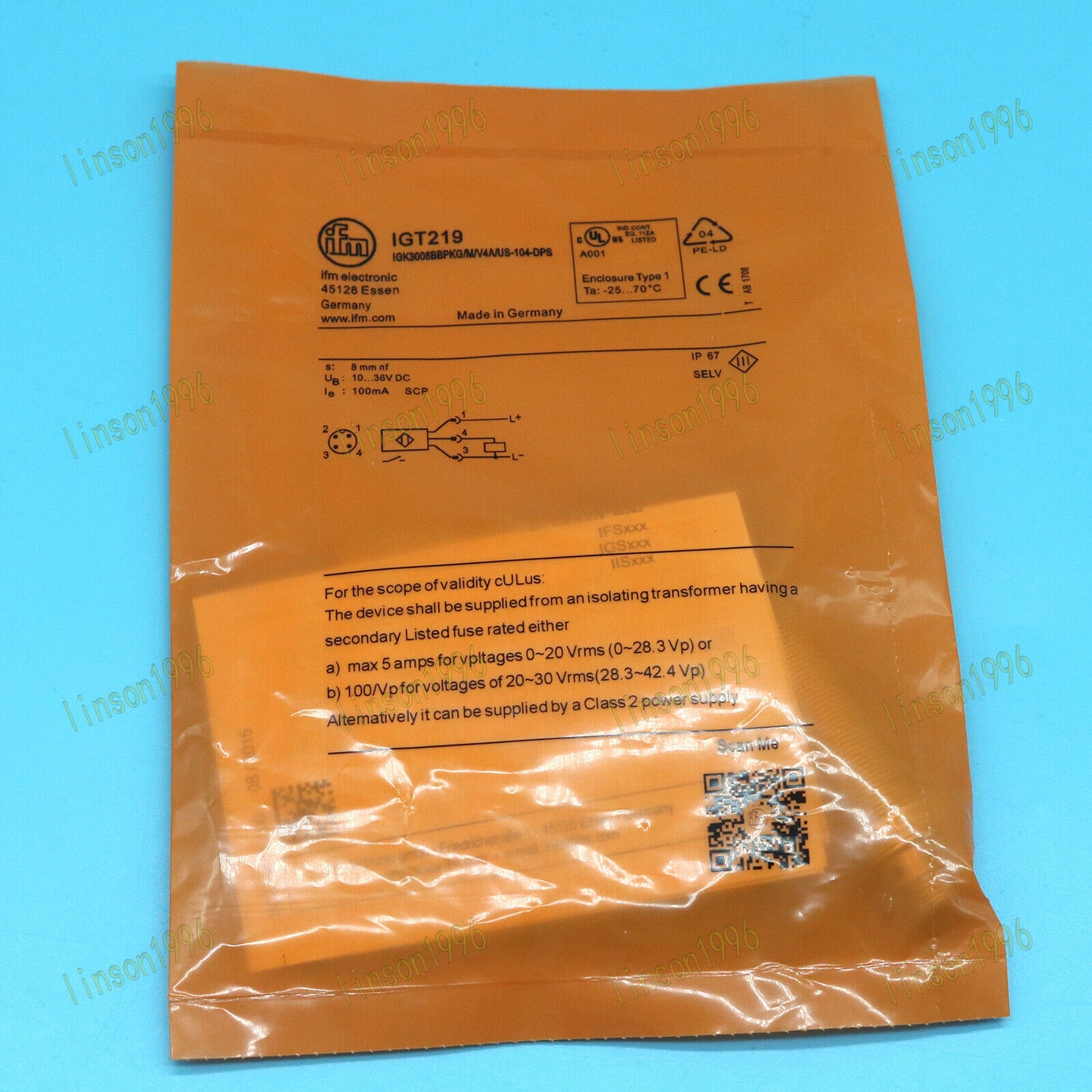 1-PC Proximity Switch Sensor for IFM IGT219 Spot Stock - IFM