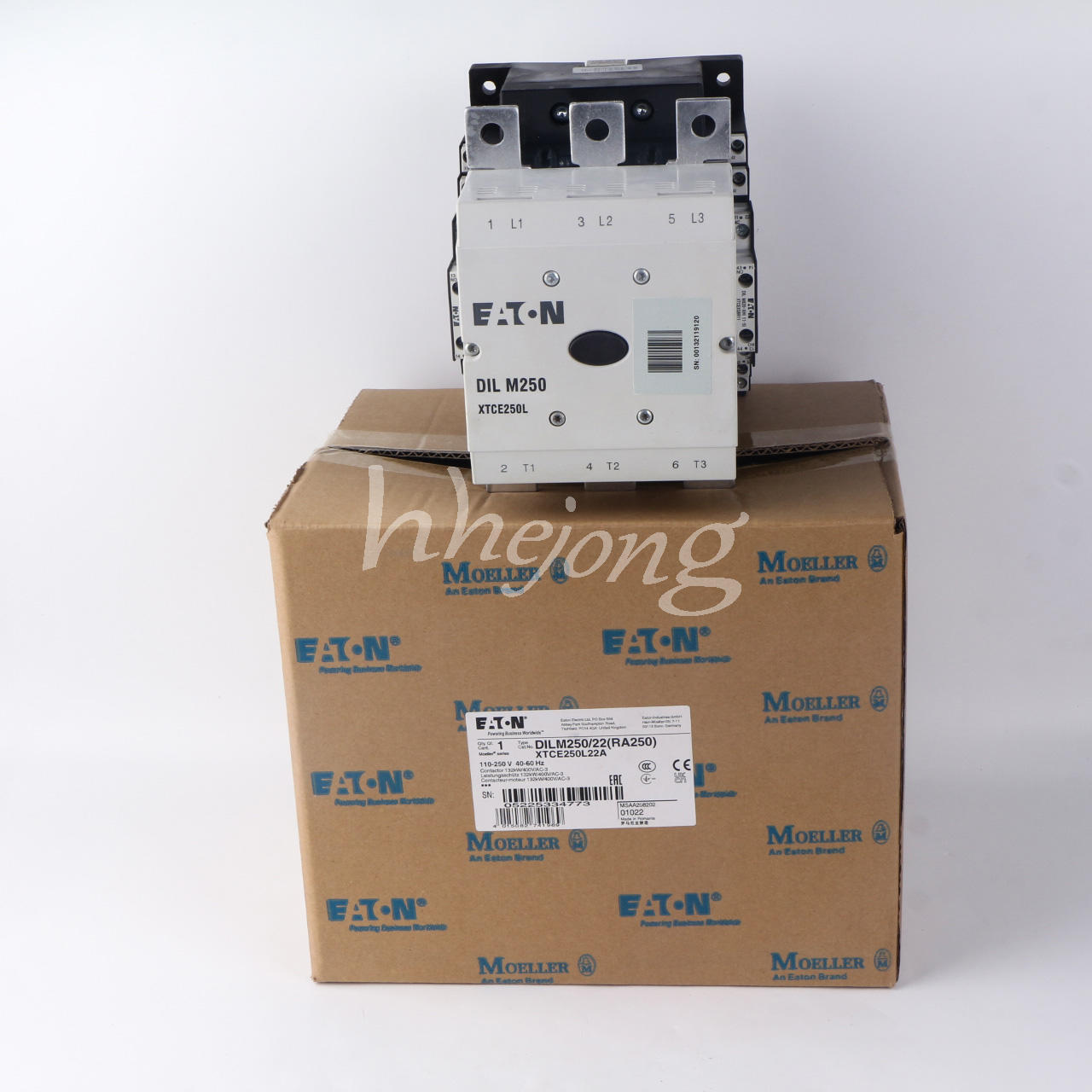 new 1PCS  Eaton DILM250/22(RA250) Eaton