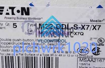 1Pcs EATON button head M22-DDL-S-X7/X7