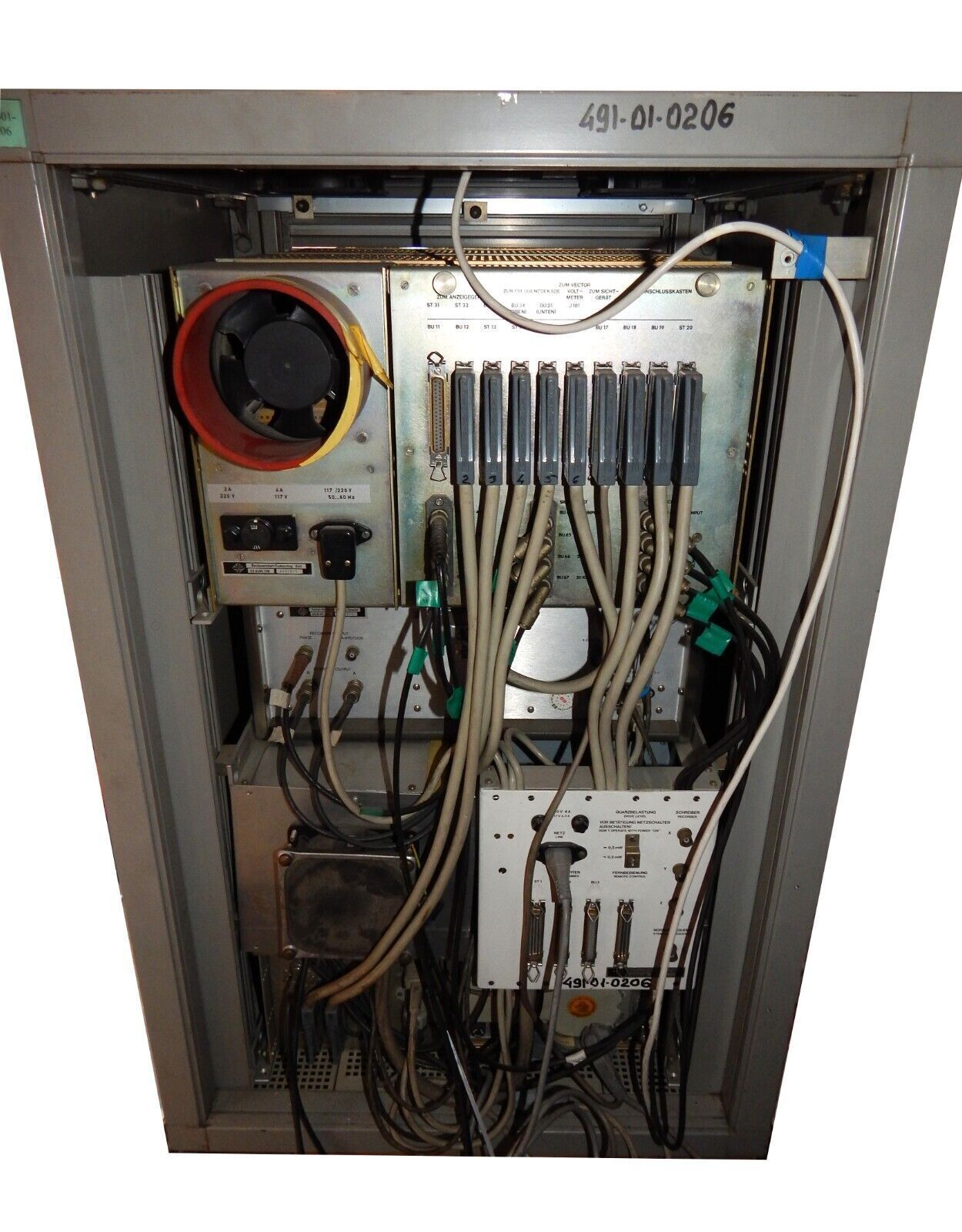 used TELEFUNKEN QMPL 0405 measuring system for quartz crystals computing unit - TELEFUNKEN