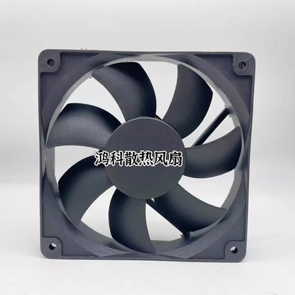 ADDA AD1212LB-A71GL DC12V 0.24A 12CM 2-Wire Silent Cooling Fan
