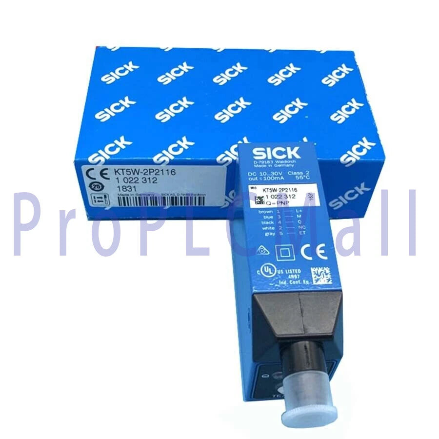 1PC~SICK KT5W-2P2116 Contrast Sensors PNP ~