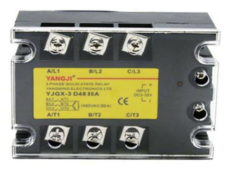 new Three-phase DC control AC DC-AC solid state relay series YJGX-3D4880A 480VAC 80A - YJGX