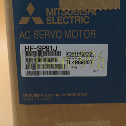 1PCS Mitsubishi AC Servo Motor HF-SP81J Fast Ship - MITSUBISHI