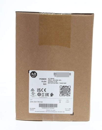 Sealed AB 523 480V 17A 10HP PowerFlex 2022 - ABB