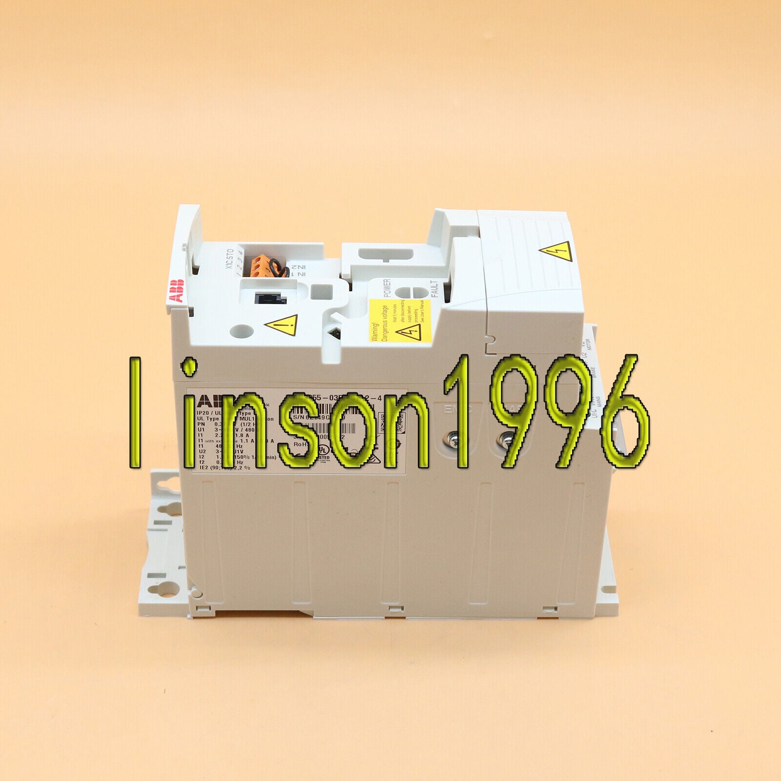 ABB Inverter ACS355-03E-01A2-4 3P AC380V~480V 0.37KW One year - ABB