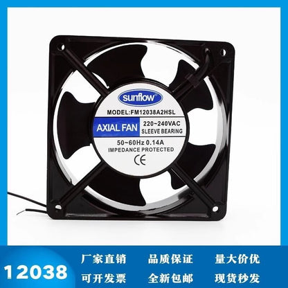 sunflow FM12038A2HSL AC220V-240V 0.14A 12CM Cooling Fan
