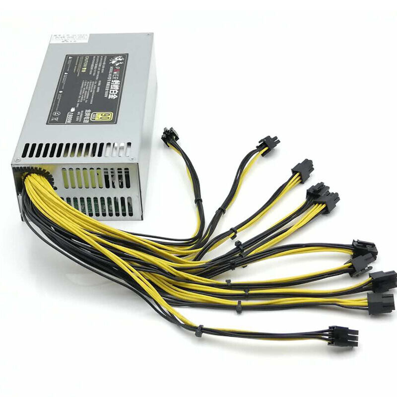 new 12V 1800W 1U 2U single-channel server power supply S9 851 852 T9 E9 - PLC