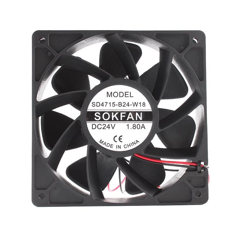 SOKFAN SD4715-B24-W18 12038 24V 1.8A 2-wire variable frequency  compressor fan