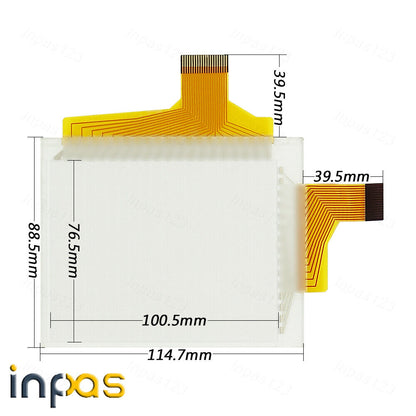 GT1040-QBBD-C Touch Screen Panel Glass+ Front Film Overlay - KOEED