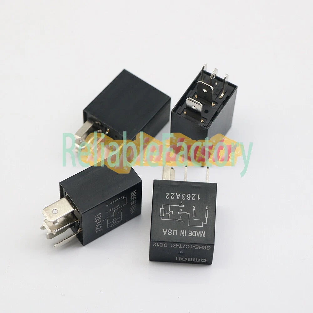 .4Pcs OMRON G8HE-1C7T-R1-DC12 12VDC Relay 40A 12V 5Pin G8HE1C7TR1DC12
