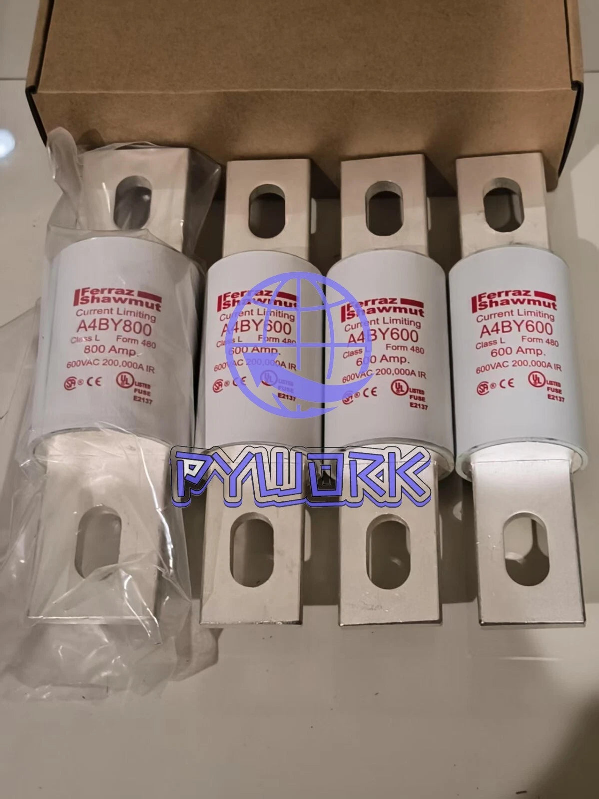 1Pcs CLASS L FUSE A4BY600 600V 600A TIME DELAY in stock Fast delivery