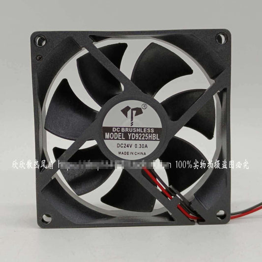 Yida YD9225HBL 24V 0.30A 9.2CM Inverter electrical cabinet cooling fan
