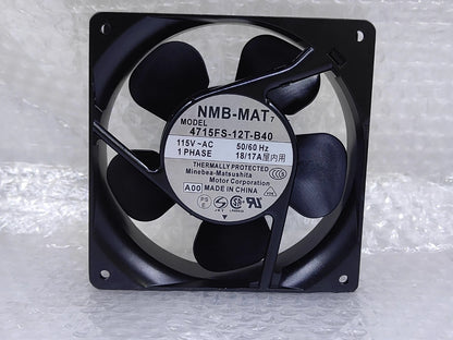 NMB 4715FS-12T-B40 12038 DC115V 18/17W 12CM Metal Cooling Fan