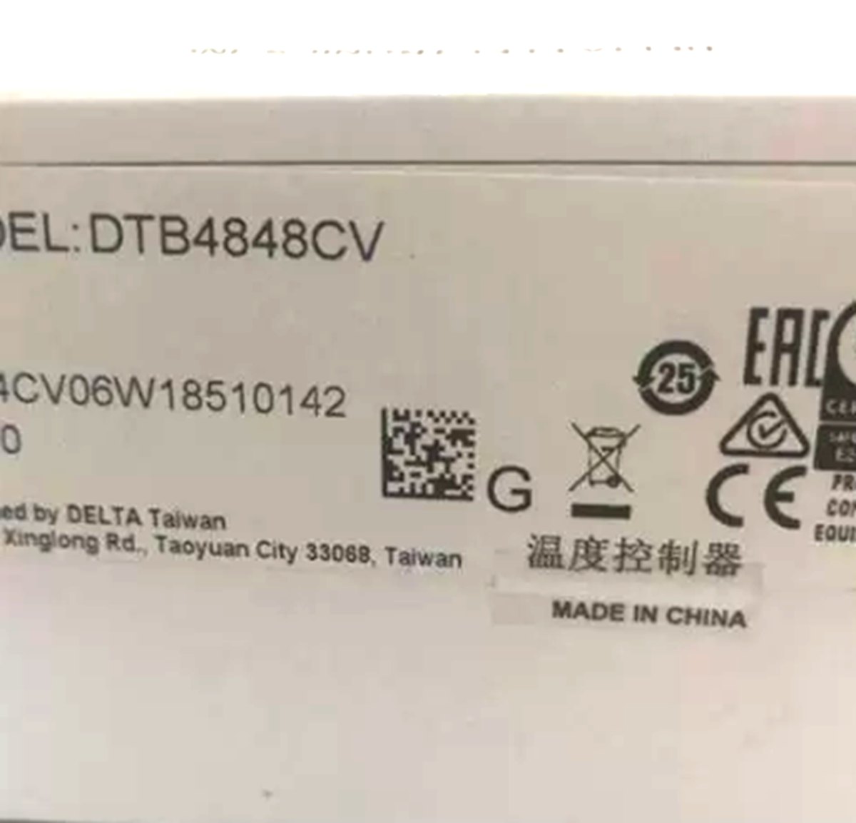 DELTA DTB4848CV Temperature Controller DELTA