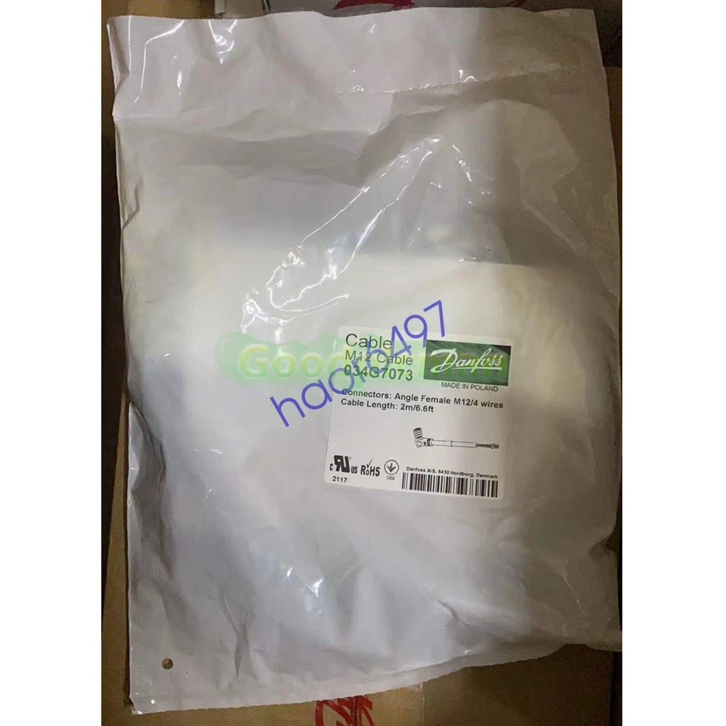 1PC Danfoss 034G7073 M12 Cable