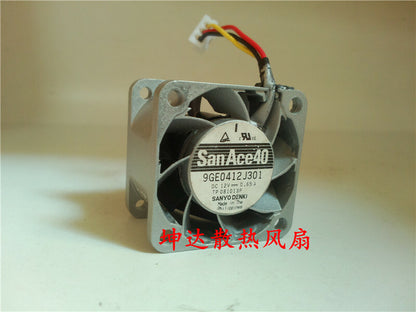 1pcs SANYO 9GE0412J301 4028 4CM 12V 0.65A high air volume fan