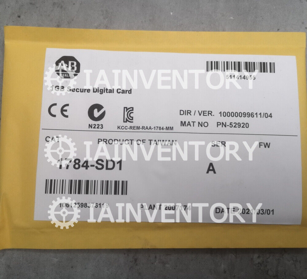 1PC New Allen-Bradley 1784-SD1 Next Day Air Available