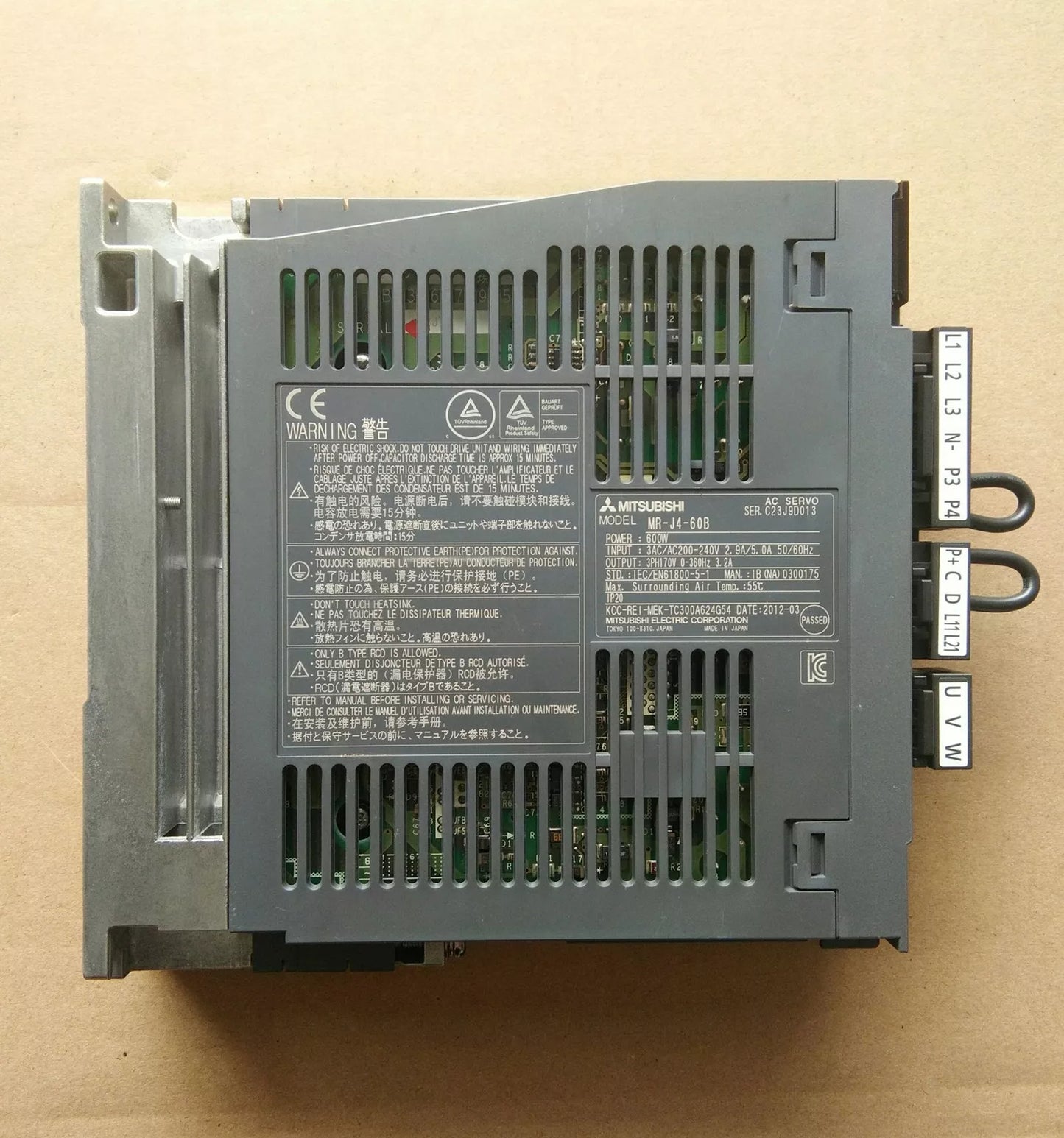 Mitsubishi MR-J4-60B Servo Drive New In Box - MITSUBISHI