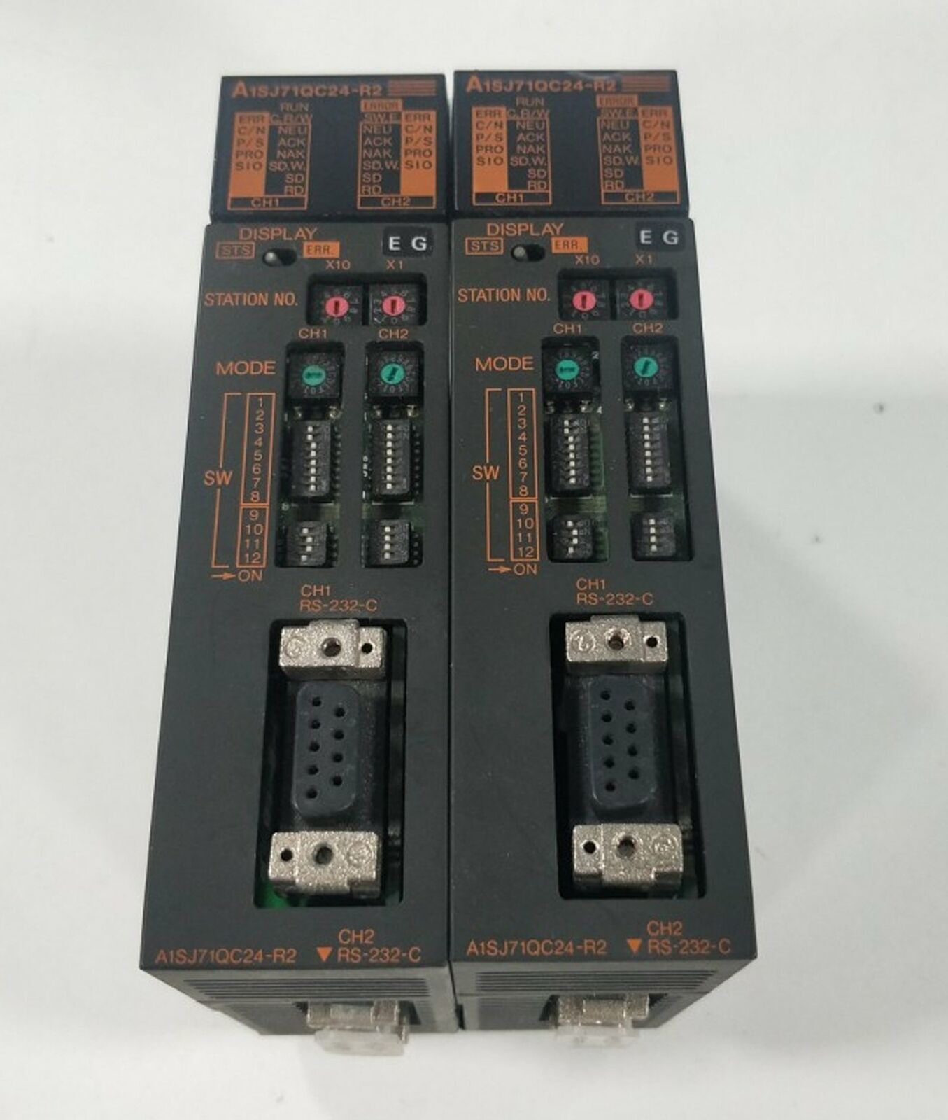Used Mitsubishi A1SJ71QC24-R2 PLC Communication Card – Tested & Good Condition - MITSUBISHI
