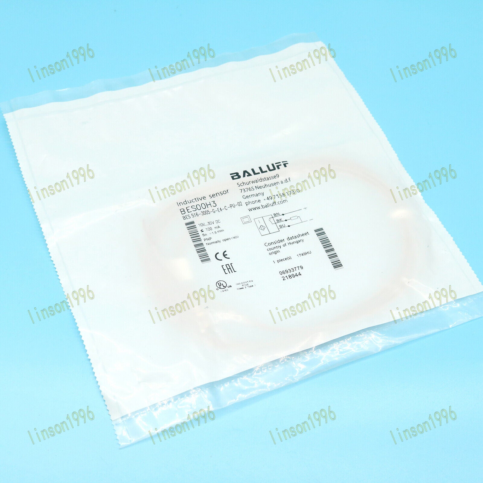 1PC BALLUFF Proximity Switch BES 516-3005-G-E4-C-PU-02 - BALLUFF