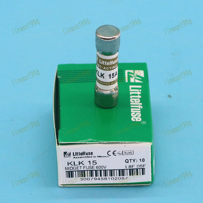 10Pcs KLK-15 Fuses 15A 600Vac FAST ACTING Fuse Fast Delivery - KLK