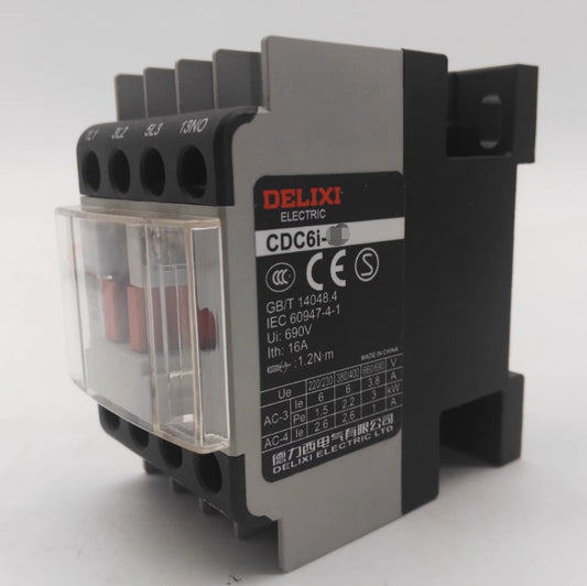 Delixi CDC6i Series CDC6i-2511  25A AC Contactor 1NO+1NC