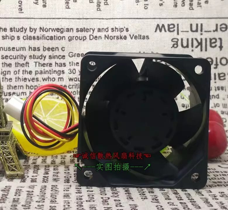 Sanyo 9G0612P1G051 DC12V 1.54A 60*60*38MM 3-Wire Silent Cooling Fan