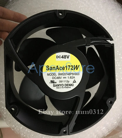 1PC SANYO SanAce172W MODEL 9WG5748P5H003 DC 48V 1.62A 17251 Cooling Fan