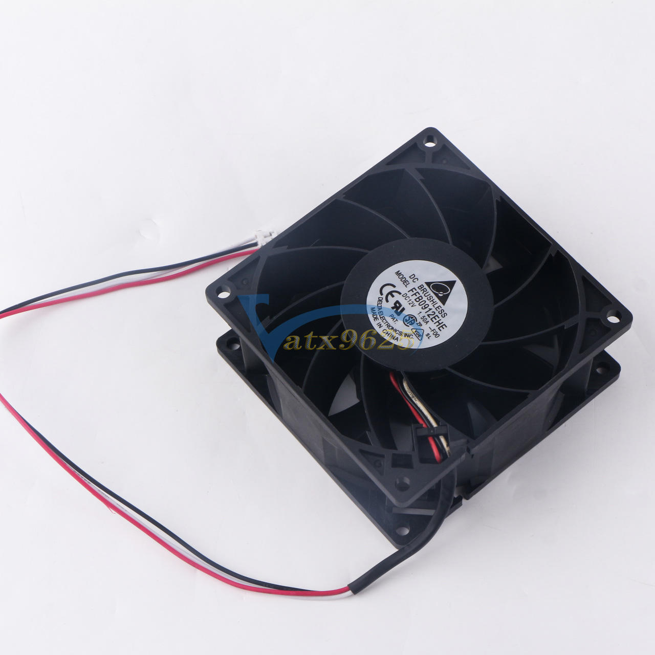 new One Delta High Airflow Fan FFB0912EHE 92x92x38mm 92mm 9038 12V 1.5A 3wire - DELTA