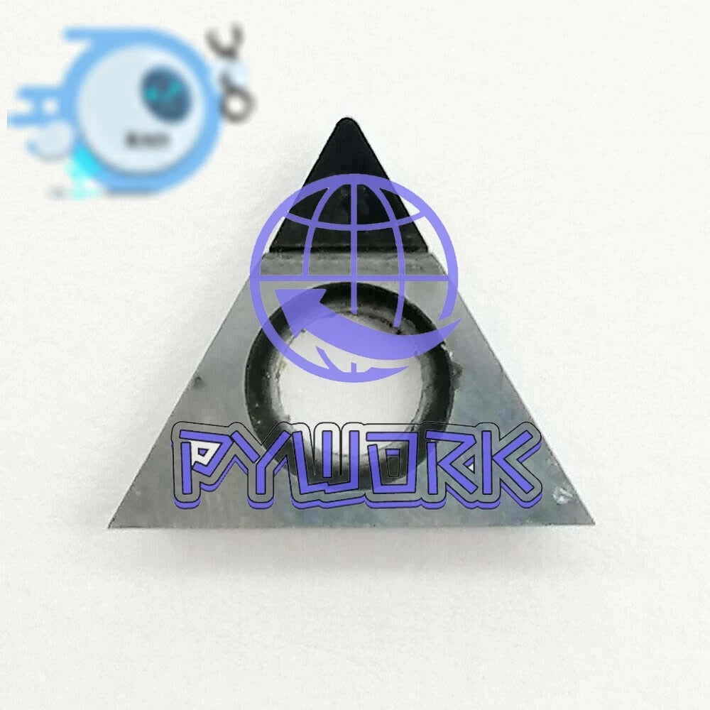 2pcs TPGW080202 PCD30 carbide inserts High hardness diamond turning inserts TPGW