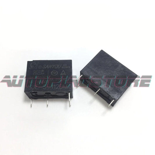 10Pcs SANYOU SJE-S-112DM 12VDC Power Relay 4Pins 5A 250VAC~~US