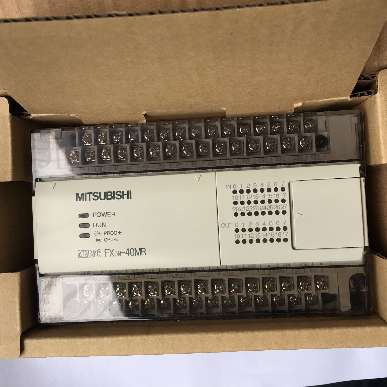 Used Mitsubishi FX0N-40MR PLC Tested in Good Condition - MITSUBISHI