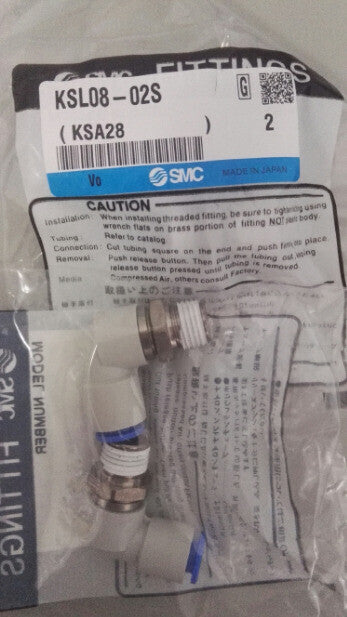 1Bag/2pcs SMC KSL08-02S Rotary Fitting #SM
