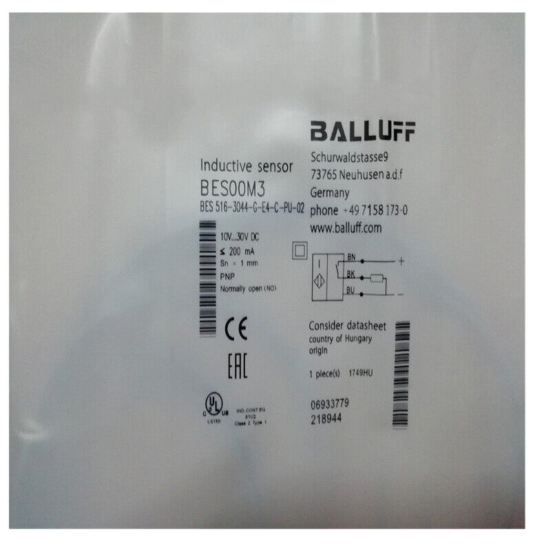 Proximity Switch BES 516-3044 Fast - BALLUFF