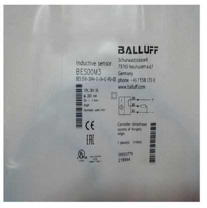 Proximity Switch BES 516-3044 Fast - BALLUFF