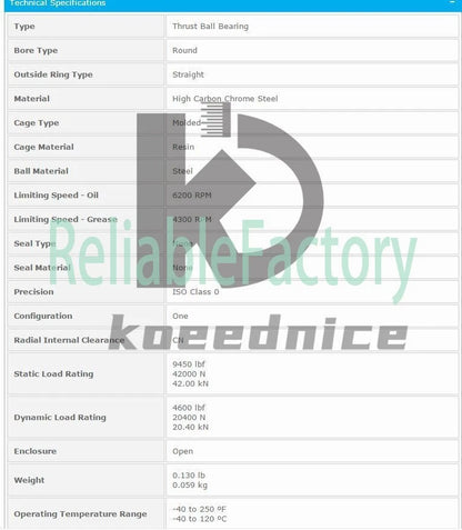 NTN 51106 Tapered Roller Bearings 30x32x47mm..