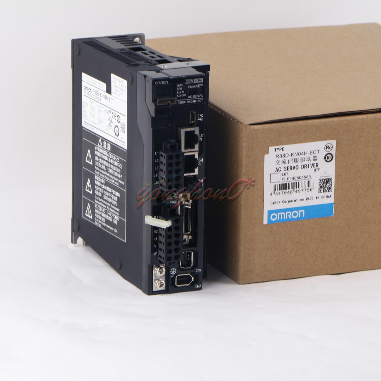 OMRON Servo Drive R88D-KN04H-ECT: 1Pc - OMRON