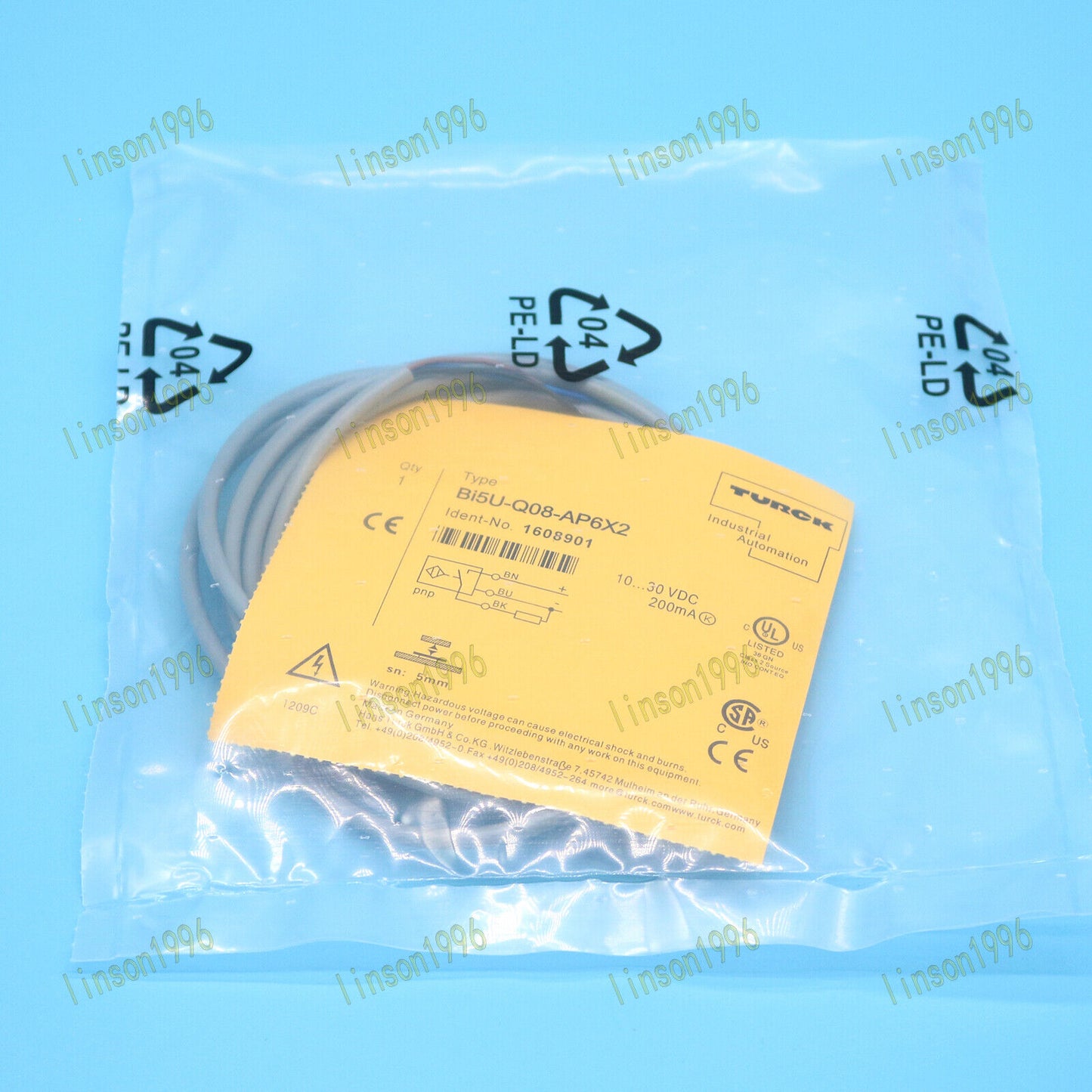 TURCK Proximity Sensor BI5U-Q08-AP6X2 - TURCK