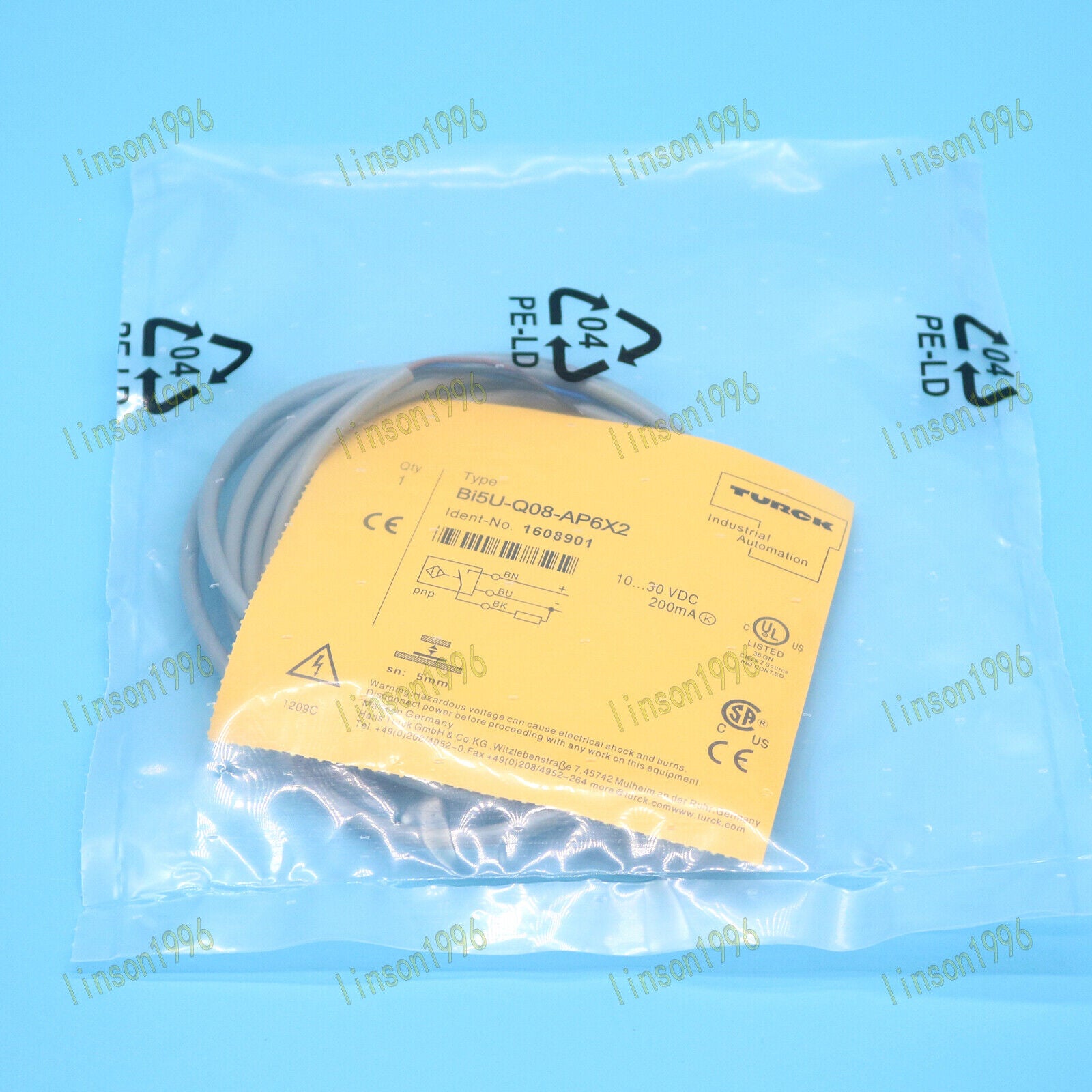 TURCK Proximity Sensor BI5U-Q08-AP6X2 - TURCK