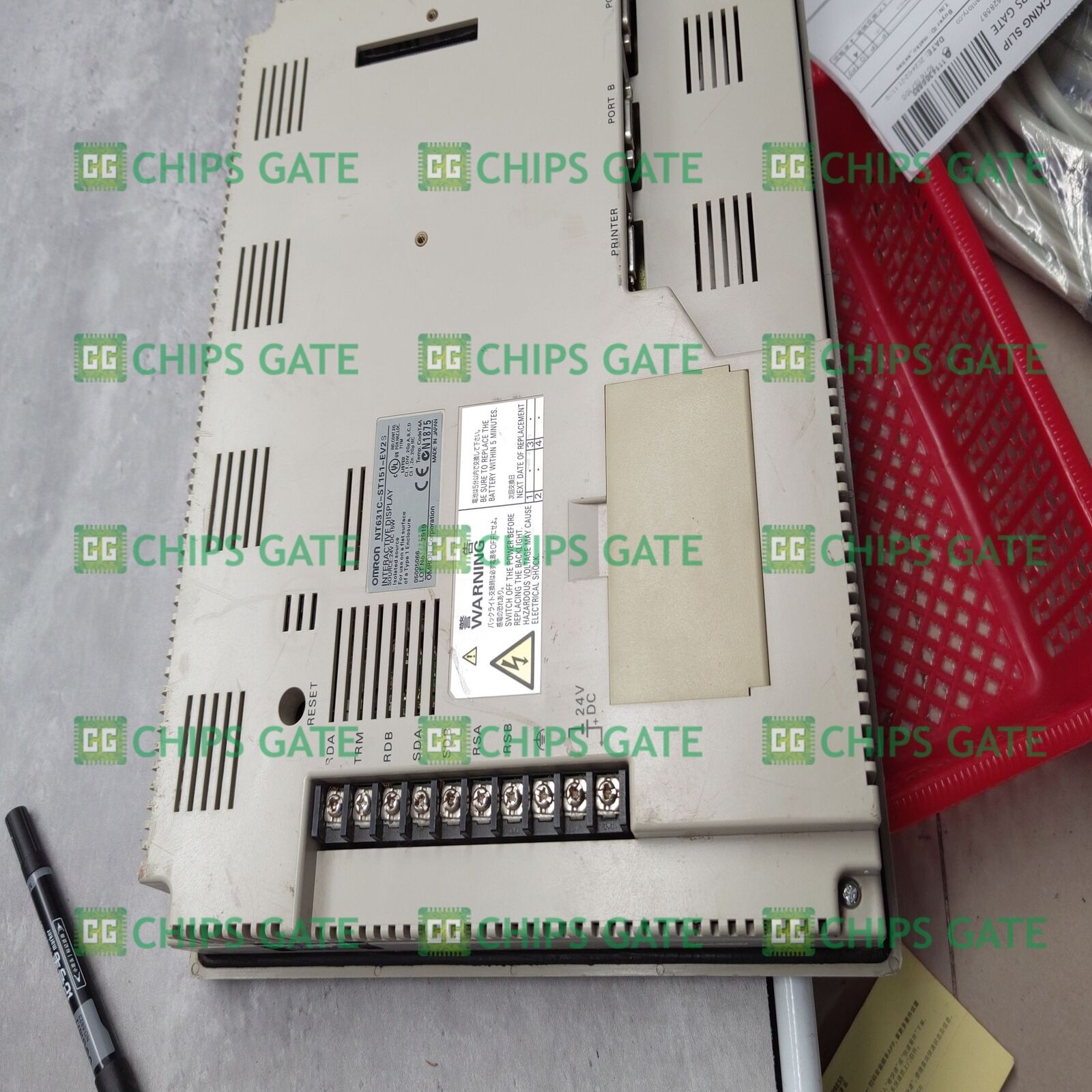 used 1PCS Omron touch screen NT631C-ST151-EV2S Fast Ship - OMRON