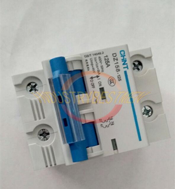 new 1PCS CHNT circuit breaker DZ158-125 2P 125A